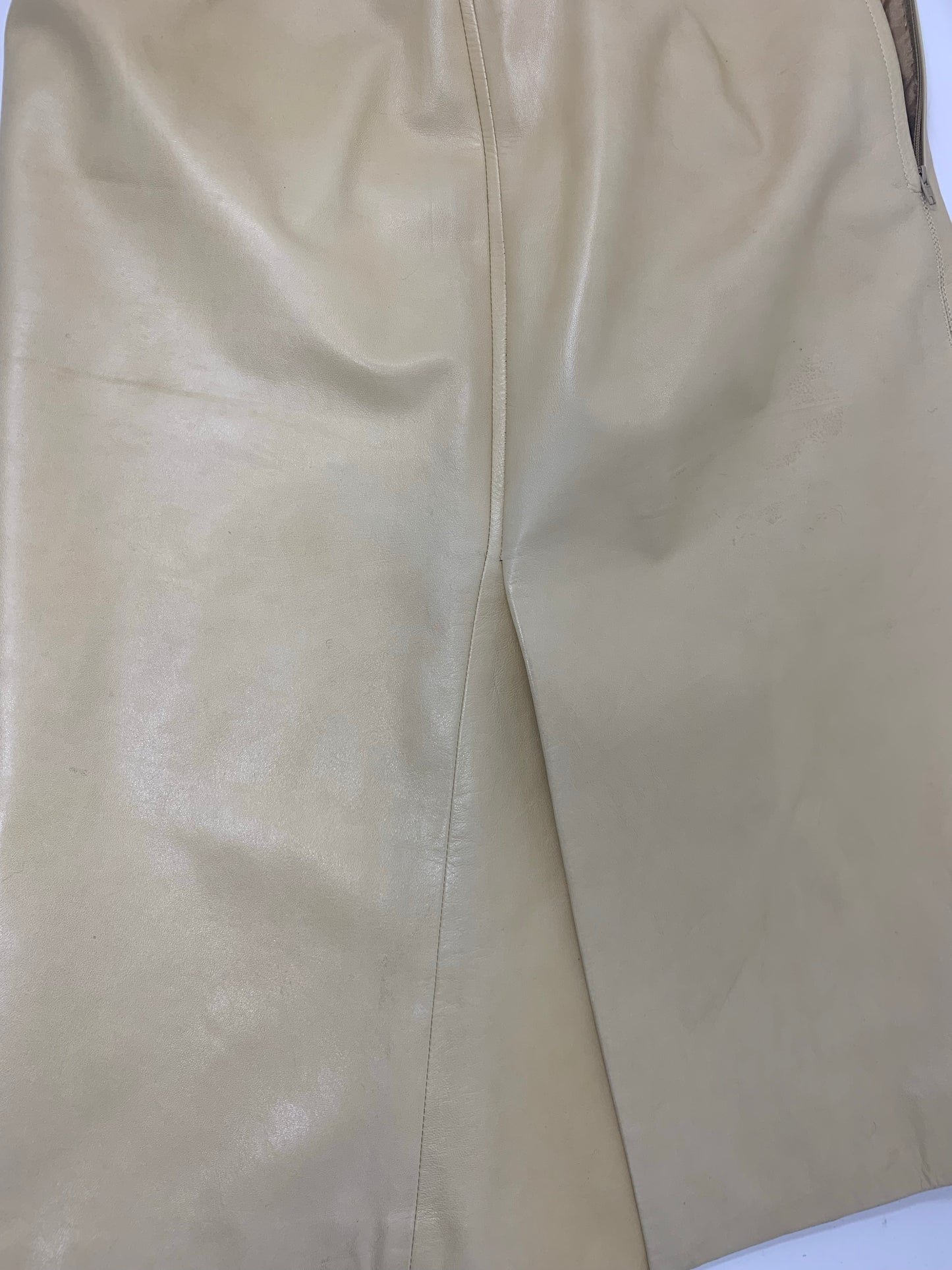 YSL Vintage Leather Skirt